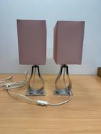 Ikea Nachtlamp China Klabb Roze Zilver 2 stuks, Huis en Inrichting, Lampen | Tafellampen, Ophalen of Verzenden, Zo goed als nieuw
