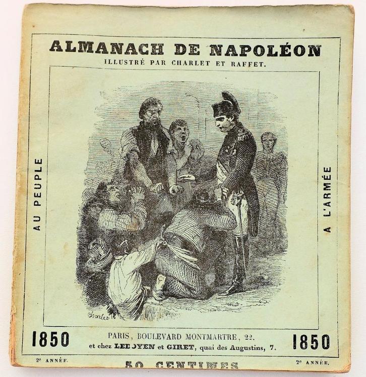 Almanach de Napoléon 1850 Almanak Napoleon Bonaparte, Antiek en Kunst, Antiek | Boeken en Bijbels, Ophalen of Verzenden