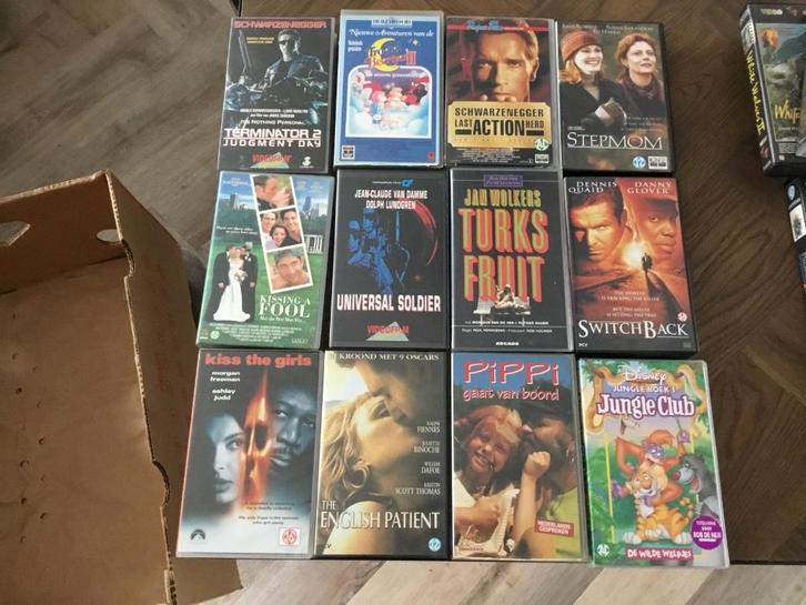 Diverse VHS video’s doos 4, Cd's en Dvd's, VHS | Film, Gebruikt, Overige genres, Alle leeftijden, Ophalen of Verzenden