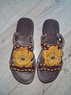 Leren sandalen, Kleding | Dames, Schoenen, Overige kleuren, Zo goed als nieuw, Sandalen of Muiltjes, Ophalen of Verzenden