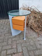 Vintage Casprini Klee Italiaanse design tafeltje nachtkast, Minder dan 55 cm, Rond, Zo goed als nieuw, Ophalen