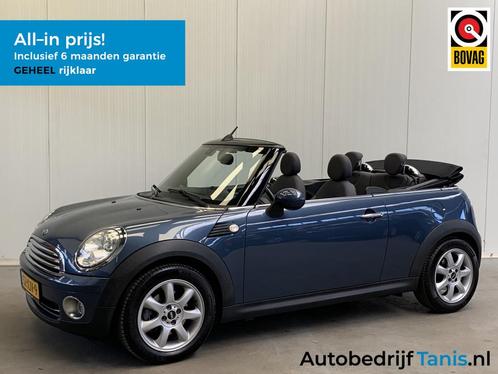 MINI Cabrio 1.6 Cooper Chili AIRCO/ECC-PDC-LEDER-LMV, Auto's, Mini, Bedrijf, Te koop, Cabrio, ABS, Airbags, Airconditioning, Alarm