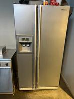 Samsung dubbeldeurs koelkast, 200 liter of meer, Ophalen, Gebruikt, 160 cm of meer