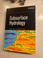 Subsurface Hydrology - George F. Pinder, Boeken, Techniek, Ophalen of Verzenden, Zo goed als nieuw, Geotechniek
