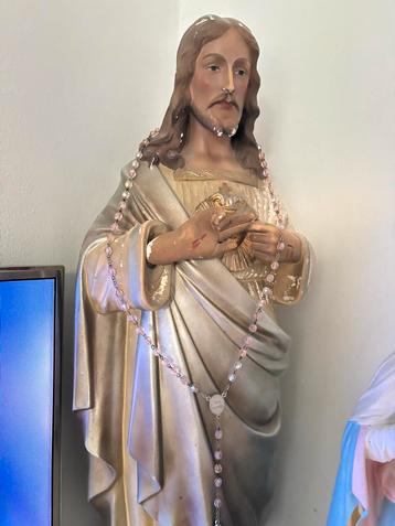 Jezus Christus Beeld met Rozenkrans beschikbaar voor biedingen