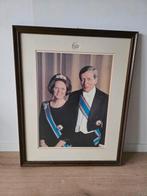 Statieportret statie portret van koningin Beatrix en Claus, Ophalen of Verzenden, Zo goed als nieuw, Servies