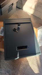 Antraciet brievenbus - nieuw - 1 week gebruikt, Tuin en Terras, Brievenbussen, Staal, Ophalen of Verzenden, Inbouw, Wandbrievenbus