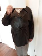 Mooie leren jas  Dames Trench Coat, Kleding | Dames, Jassen | Zomer, Bruin, Ophalen of Verzenden, Gedragen, Maat 42/44 (L)