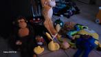 Pluche apen, diverse knuffels, 1 speler, Ophalen, Zo goed als nieuw