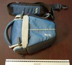 Camera draagtas/riem diep18x top 9x15cm beschermende voering, Ophalen, Zo goed als nieuw, Blauw, Overige merken