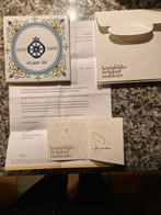 ANWB 50 jaar lidmaatschap tegel Makkumer Aardewerk., Antiek en Kunst, Ophalen of Verzenden