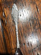 Verzilverd lepeltje met een M, Antiek en Kunst, Antiek | Bestek, Ophalen of Verzenden