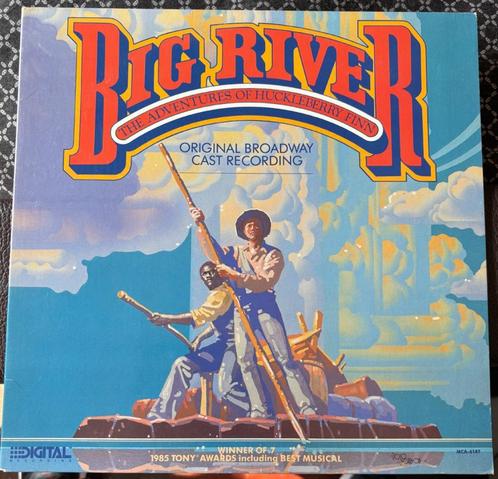 Big River Original Cast Recording [1985] Vinyl Record, Cd's en Dvd's, Vinyl | Filmmuziek en Soundtracks, Zo goed als nieuw, 12 inch