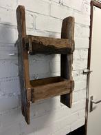 Steenmal wandrek 2 bakjes Railway sloophout India 60 cm rek, Verburgt Vintage, Nieuw, Ophalen of Verzenden, https://verburgtvintage.nl/#contact