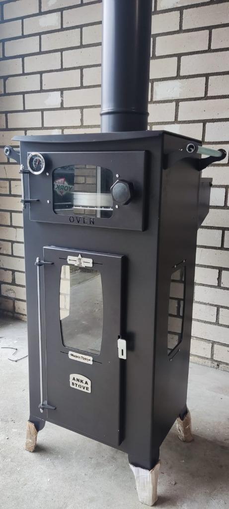 Black Diamond Pelletkachel houtkachel pizza oven, Huis en Inrichting, Kachels, Nieuw, Vrijstaand, Pelletkachel, Hout, Ophalen