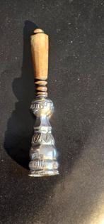 Zilveren,  sigarettenpijpje mondstuk van been., Antiek en Kunst, Ophalen of Verzenden