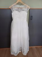Bruidsjurk maat 12 jaar, Ophalen, Zo goed als nieuw, Wit, Trouwjurk