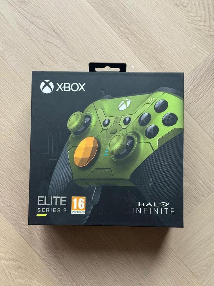 Xbox Elite Controller series 2 Halo Infinite limited edition, Spelcomputers en Games, Spelcomputers | Xbox | Accessoires, Zo goed als nieuw