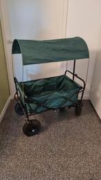 Vrijwel NIEUWE bolderkar, opvouwbaar, luchtbanden, huif, Caravans en Kamperen, Bolderkarren, Ophalen of Verzenden, Opvouwbaar