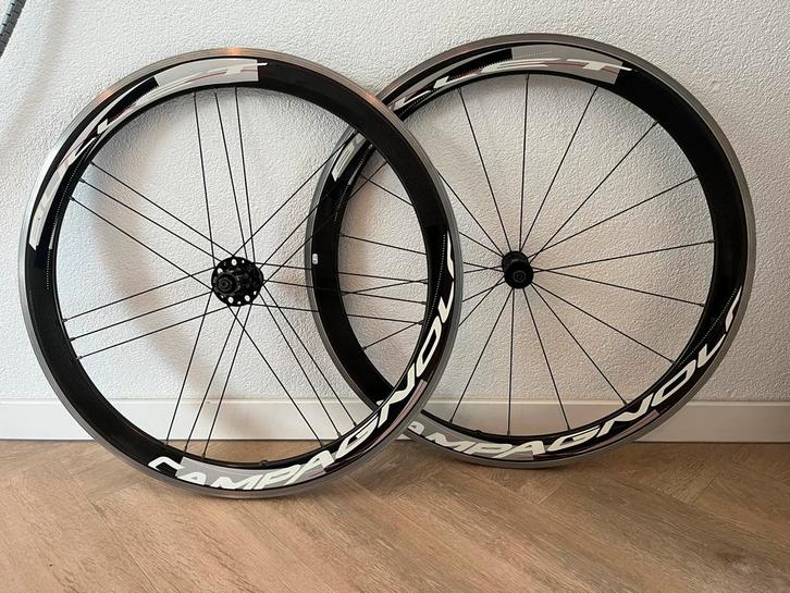 Campagnolo Bullet carbon wielset, Fietsen en Brommers, Fietsonderdelen, Zo goed als nieuw, Racefiets, Wiel, Ophalen