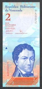 Bankbiljet - Venezuela 2 Bolivares 2007 - UNC., Ophalen of Verzenden, Zuid-Amerika, Los biljet
