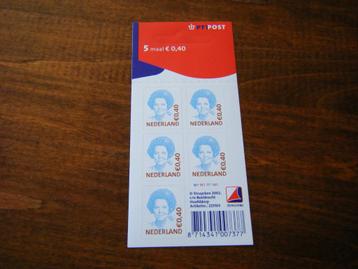 P35 - Nederland - Velletje 5 x 0,40 euro beschikbaar voor biedingen