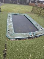 EXIT trampoline inground (427 x 244 cm) met kunstgras, Ophalen