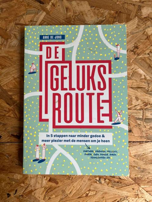 Anne de Jong - De geluksroute, Boeken, Psychologie, Zo goed als nieuw, Ontwikkelingspsychologie, Ophalen of Verzenden