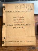 WO2 Korea Amerikaanse catalogus radio apparatuur foto's, Verzenden, Amerika, Boek of Tijdschrift