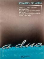 Schabbes, Schabbes - Jiddische liedjes voor blokfluit, Overige genres, Ophalen of Verzenden, Zo goed als nieuw, Thema