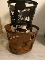 Kerstboom pot metaal of roest, Diversen, Kerst, Ophalen of Verzenden