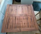 Houten Opklapbare Tuintafel 90x90 cm, Tuin en Terras, Tuintafels, Ophalen, Gebruikt, Vierkant, Hout