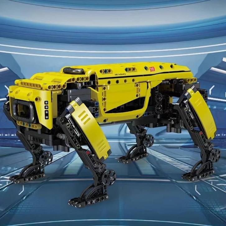 Echt Werkende Technische Elektrische Power Robothond. Geel, Kinderen en Baby's, Speelgoed | Educatief en Creatief, Nieuw, Ophalen of Verzenden