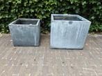 2 Intratuin bloempotten - nette staat, Ophalen, 40 cm of meer, Vierkant, Tuin