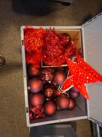 Mooi assortiment rode kerst boom decoratie, Ophalen