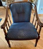 GRATIS - Comfortabele stoel, Ophalen, Gebruikt, Blauw, Stof en hout