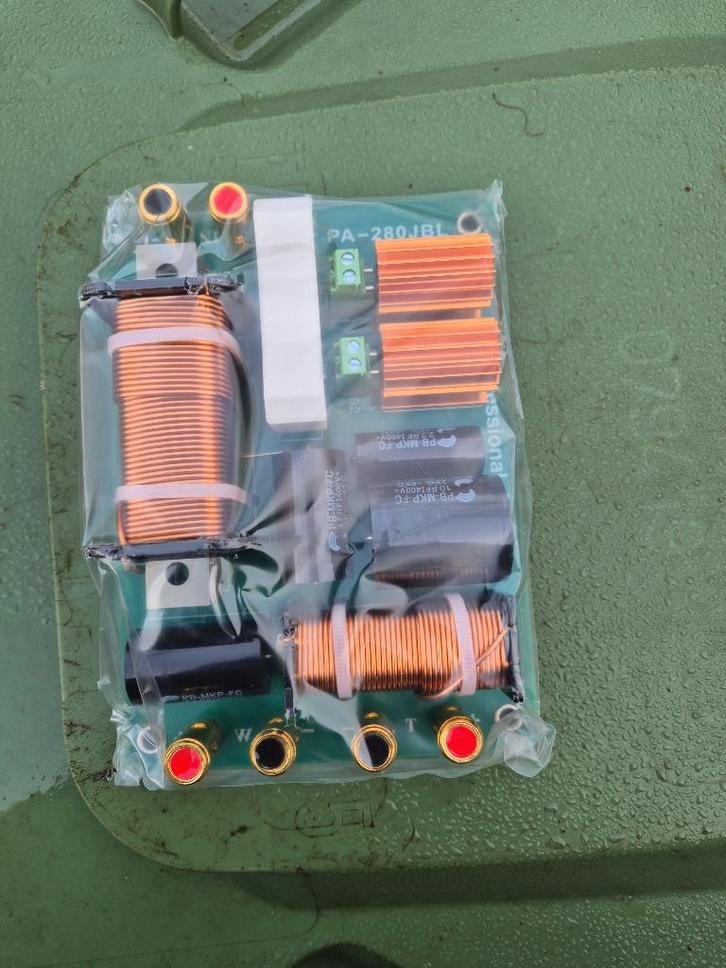 2 x Scheidingsfilter JBL PA-280 - Crossover 2-weg, Audio, Tv en Foto, Luidsprekers, Nieuw, Front, Rear of Stereo speakers, 120 watt of meer