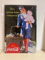 Coca-Cola Reclameborden - Vintage Stijl, Ophalen of Verzenden, Nieuw, Reclamebord