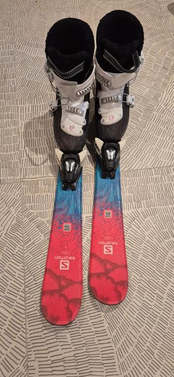 Kinder Ski's met Schoenen - Salomon beschikbaar voor biedingen