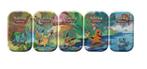 Pokemon Kanto Friends Mini Tin Complete Set Van 5 TCG, Hobby en Vrije tijd, Verzamelkaartspellen | Pokémon, Nieuw, Ophalen of Verzenden