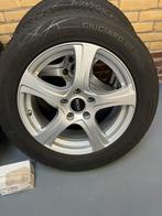 Nissan Qasqai sportvelgen 17 inch + winterbanden 6-7 mm., Auto-onderdelen, Banden en Velgen, Ophalen, 215 mm, Banden en Velgen
