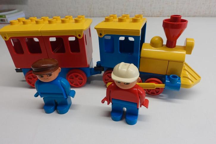 LEGO DUPLO trein + rails, Kinderen en Baby's, Speelgoed | Duplo en Lego, Gebruikt, Duplo, Complete set, Ophalen of Verzenden