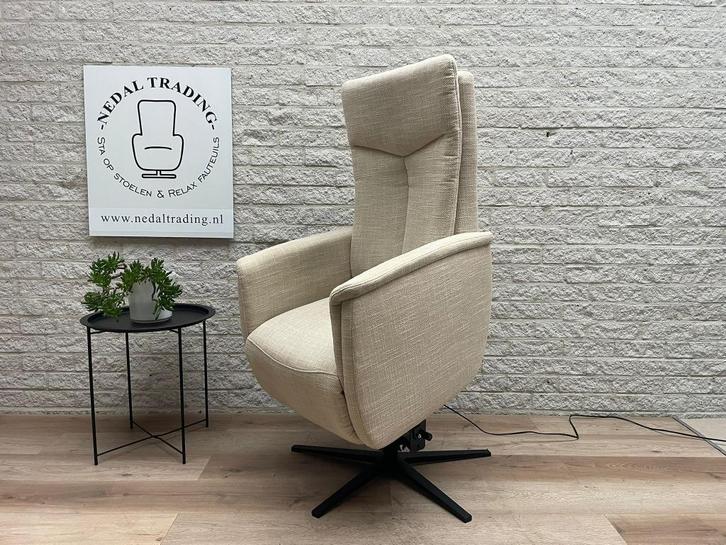 Stawett sta op stoel verstelbare relax fauteuil met USB, Huis en Inrichting, Fauteuils, Zo goed als nieuw, Stof, 50 tot 75 cm