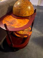Vintage Globe Bar Trolley, Huis en Inrichting, Woonaccessoires | Wereldbollen, Ophalen, Gebruikt