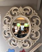 Opengewerkte grote houten spiegel, Huis en Inrichting, Woonaccessoires | Spiegels, 150 tot 200 cm, 125 cm of meer, Zo goed als nieuw