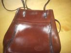 bruin leren rug tas, Sieraden, Tassen en Uiterlijk, Tassen | Damestassen, Ophalen of Verzenden, Zo goed als nieuw, Bruin, Overige typen