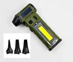 Portable perslucht compressor zaklamp ventilator multitool, Ophalen of Verzenden, Zo goed als nieuw, Accu