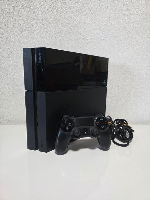 Sony Playstation 4 met controller, Spelcomputers en Games, Spelcomputers | Sony PlayStation 4, Gebruikt, Original, 500 GB, Met 1 controller