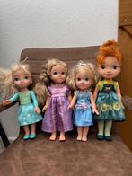 4 frozen poppen Elsa,Anna, ijsprinses en Rapunzel., Kinderen en Baby's, Speelgoed | Poppen, Ophalen of Verzenden, Gebruikt, Overige typen