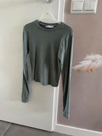 Bershka Longsleeve Groen/Grijs XS, Ophalen of Verzenden, Zo goed als nieuw, Lange mouw, Maat 34 (XS) of kleiner
